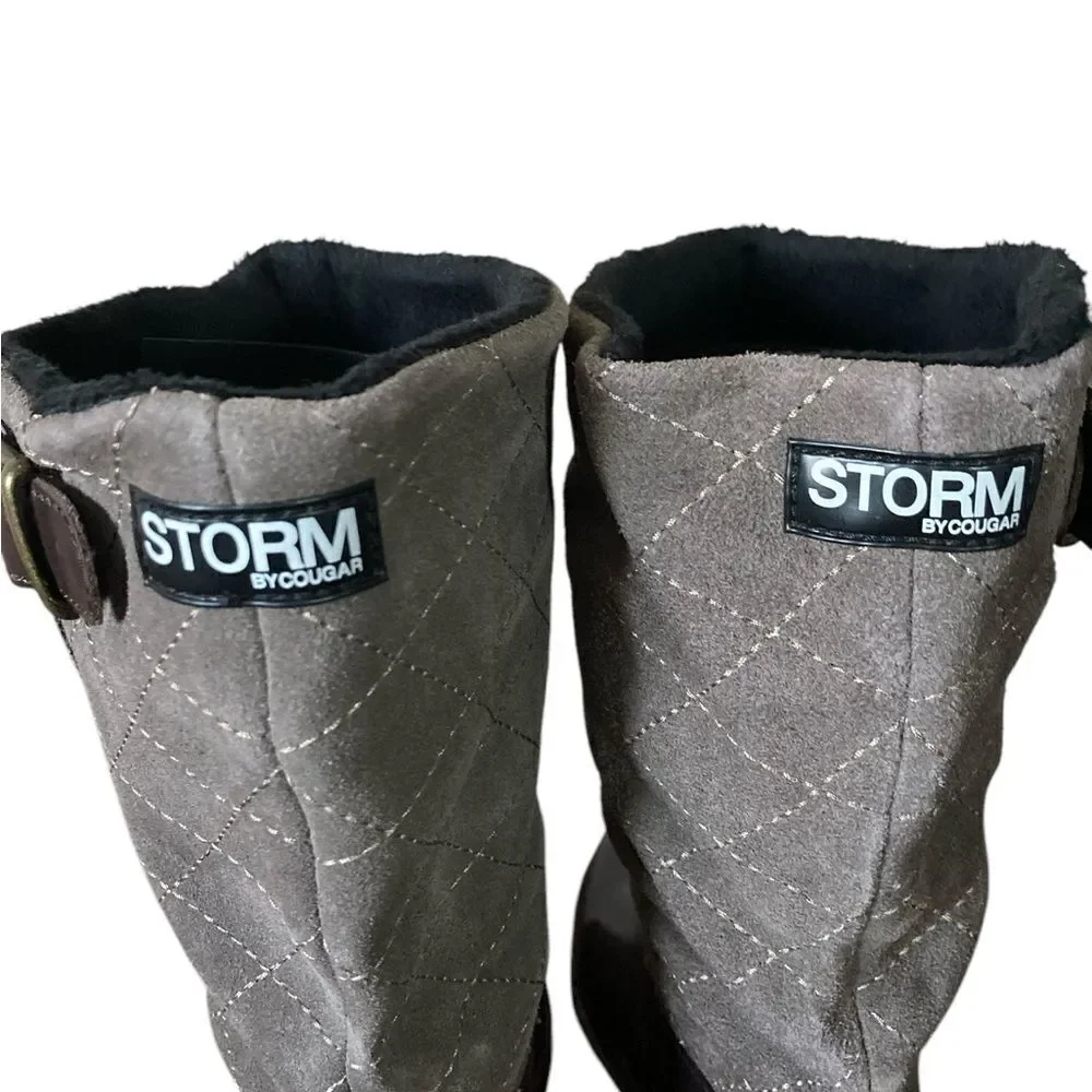 Storm By Cougar Boots Woman’s Size 8 Seville Waterproof Rainboot Mid Hei…
